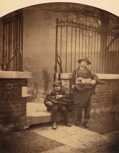Street Musicians by Camille Silvy